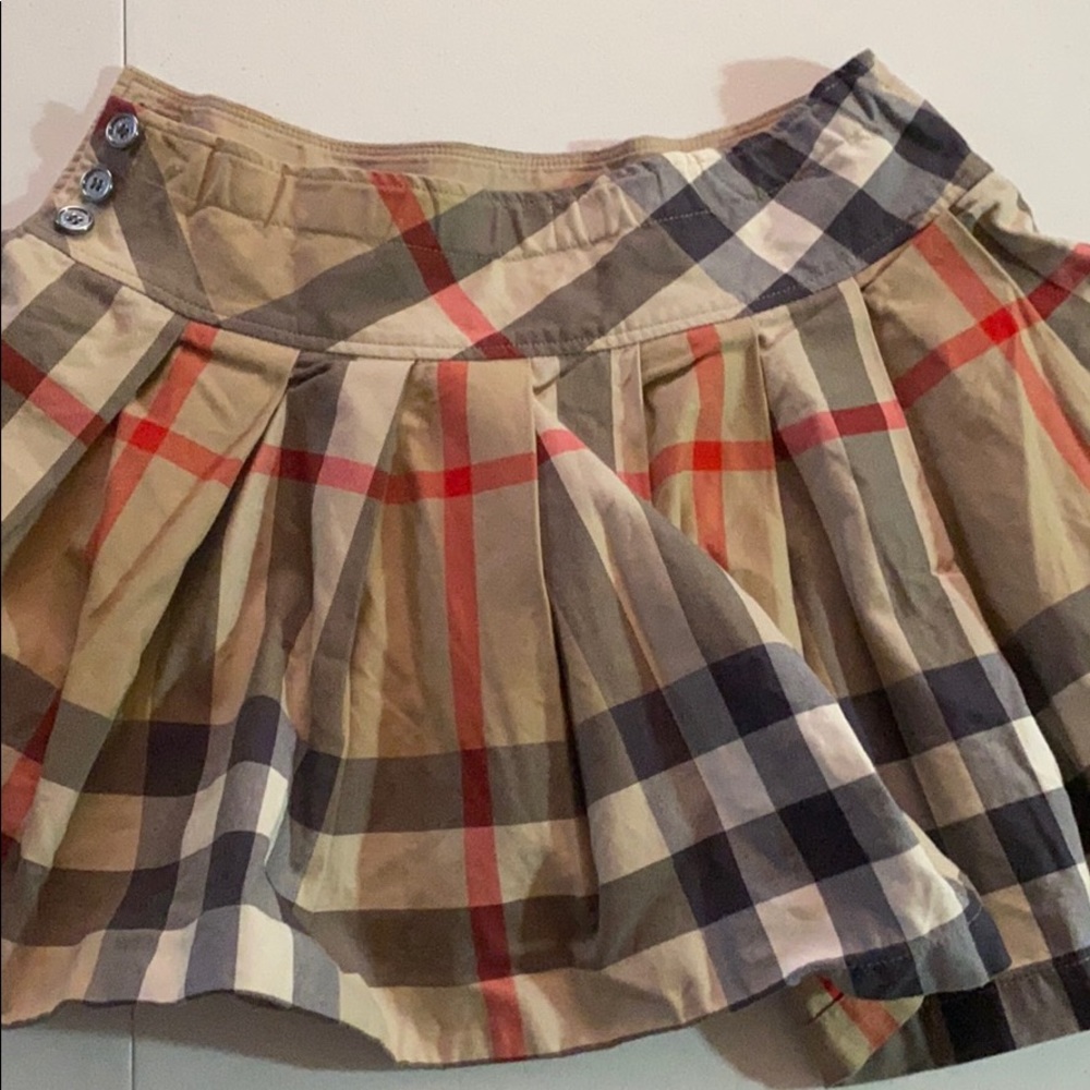 Burberry Plaid Skirt